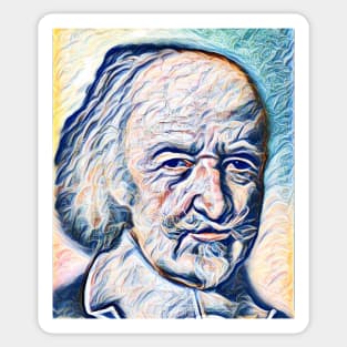 Thomas Hobbes Portrait | Thomas Hobbes Artwork 12 Sticker